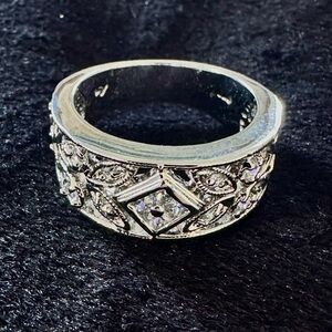 Sterling Silver Women's Cocktail Ring